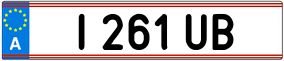 Truck License Plate